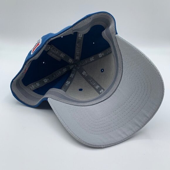 Indianapolis Colts NFL Blue Gray New Era 39Thirty Stretch Fitted Hat Mens S/M - Picture 4 of 5